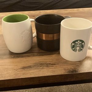 Set of 4 Starbucks Mugs
